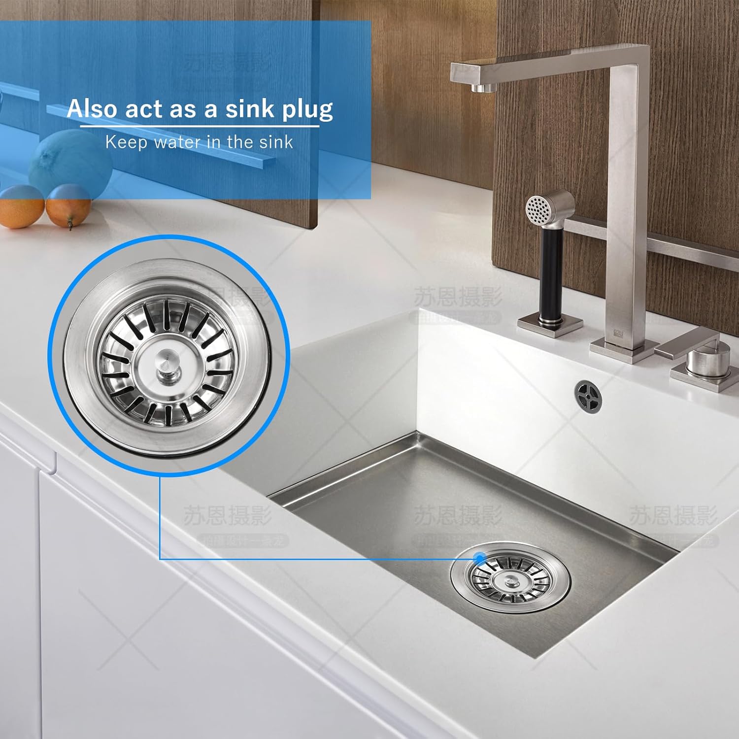 Thumbnail 3 de Upgraded Kitchen Sink Plug Strainer