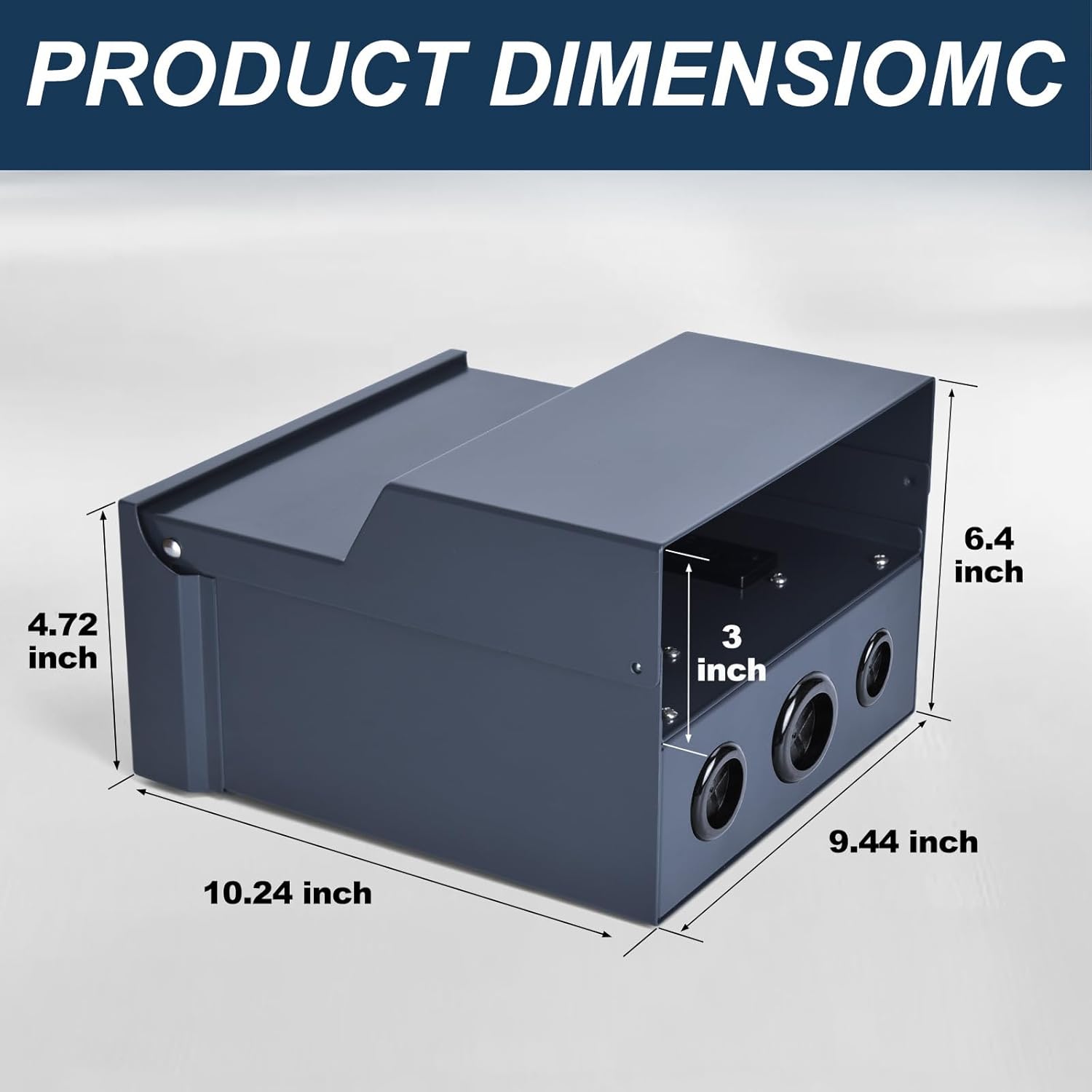 Thumbnail 6 de Umaogus RV Electrical Panel with Breaker (50/30/20A UL) Temporary RV Outlet Box, Outdoor Weatherproof Metal Enclosure