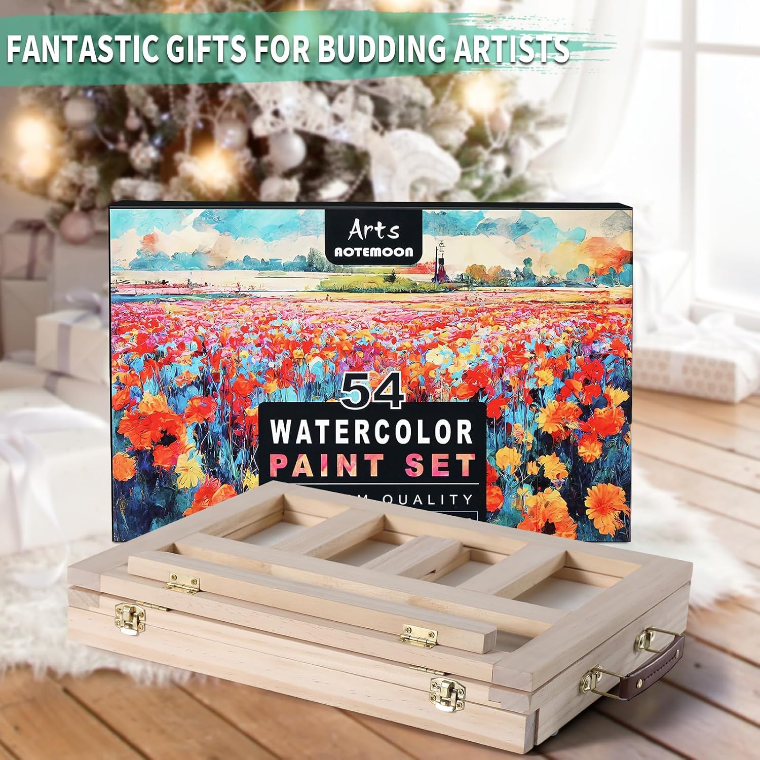 Detalle de Watercolour Painting Set, 54-Piece