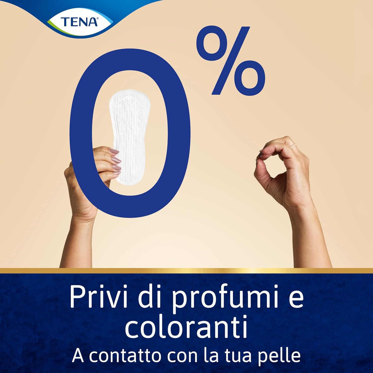 Detalle de TENA Lights Sensitive Long Proteggi-slip: pacco scorta mensile per piccole perdite femminili, discreti e confortevoli