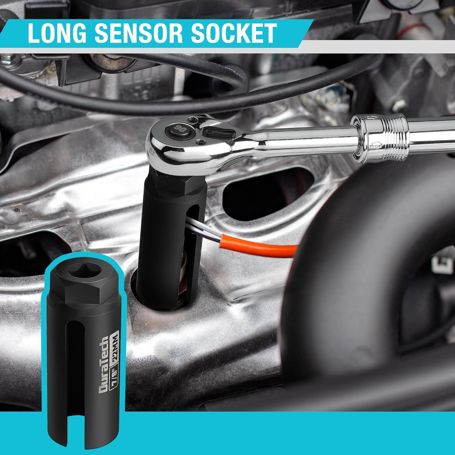 Thumbnail 4 de DURATECH O2 Sensor Socket Set 5pc