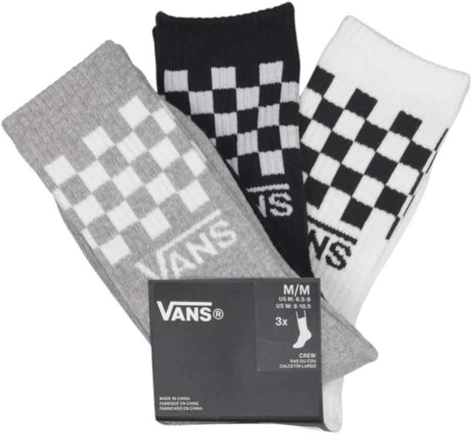 Detalle 2 de Vans Classic Check Crew Chaussettes lot de 3