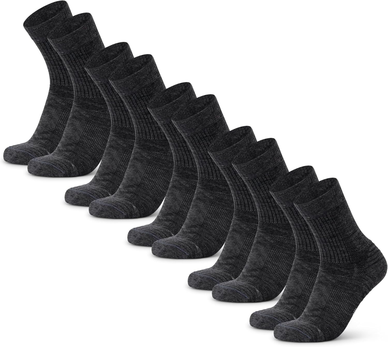 Thumbnail 6 de DANISH ENDURANCE Leichte Merino‑Wolle Wandersocken – Gepolstert, atmungsaktiv, Anti‑Blasen (Unisex, 3–5 Paar)