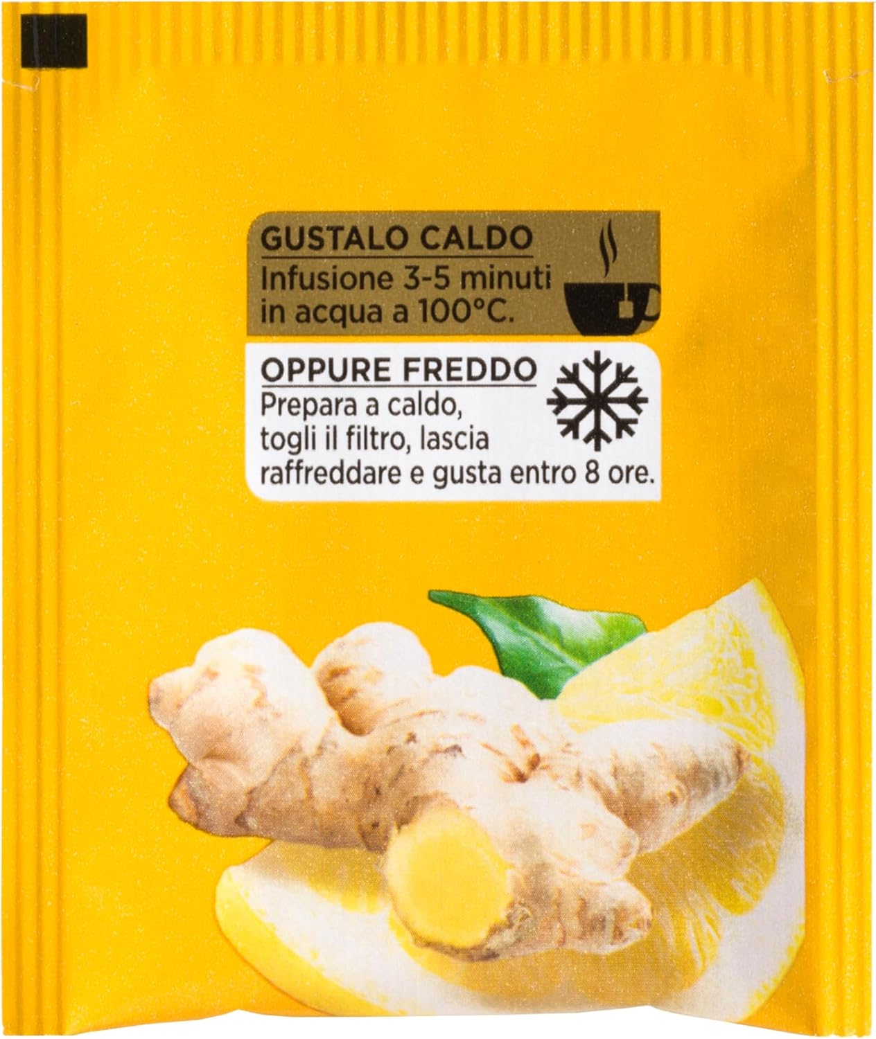 Detalle 2 de Twinings Infuso Aromatizzato Sensations Zenzero e Limone — 120 filtri, gusto frizzante e avvolgente