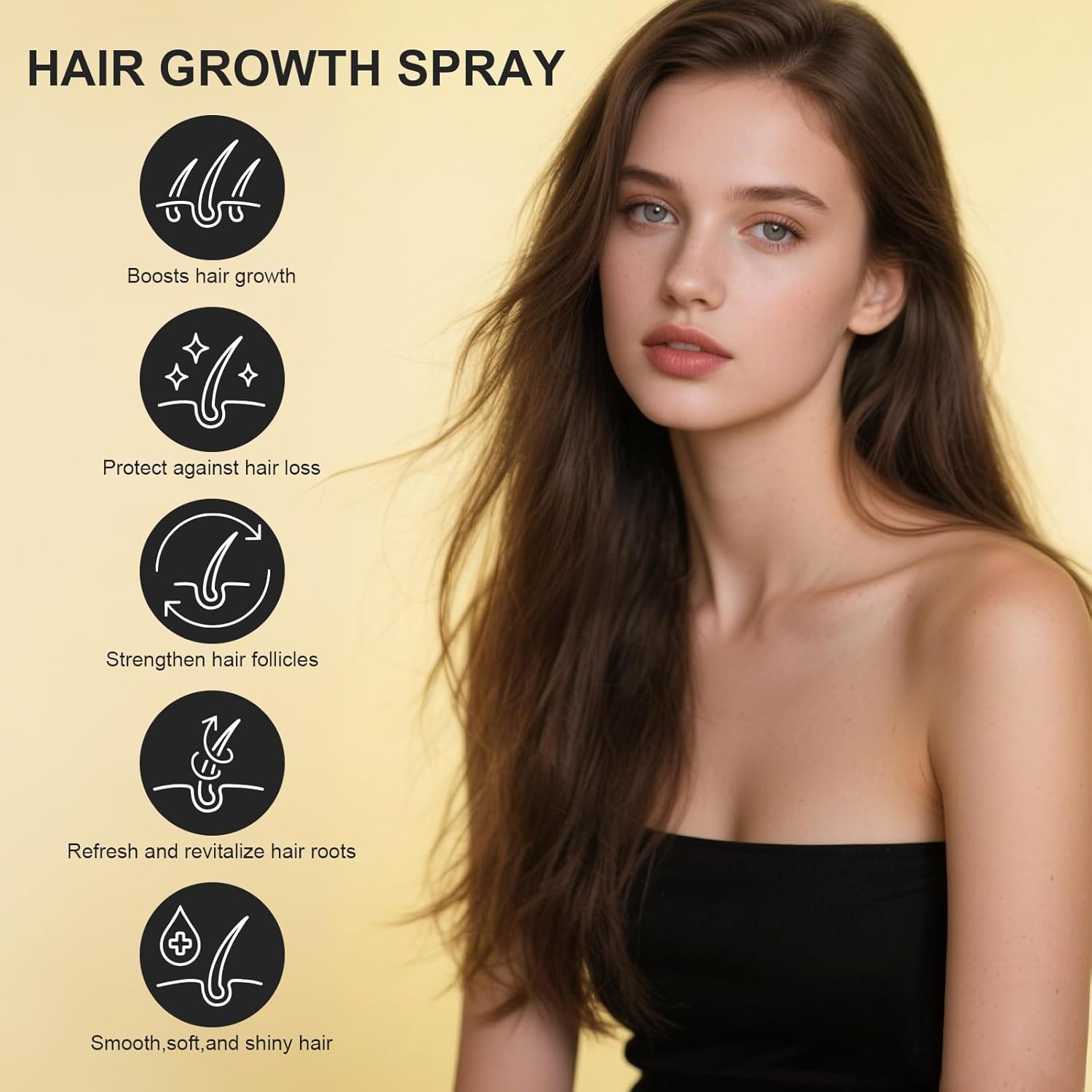 Detalle de Rouclo Siero Crescita Capelli con Biotina, Olio di Ricino e Rosmarino – 60 ml