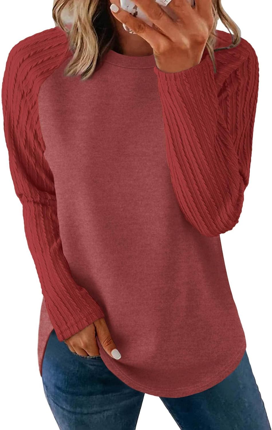 Thumbnail 6 de SAMPEEL Women's Tunic Sweatshirt, Polyester Blend