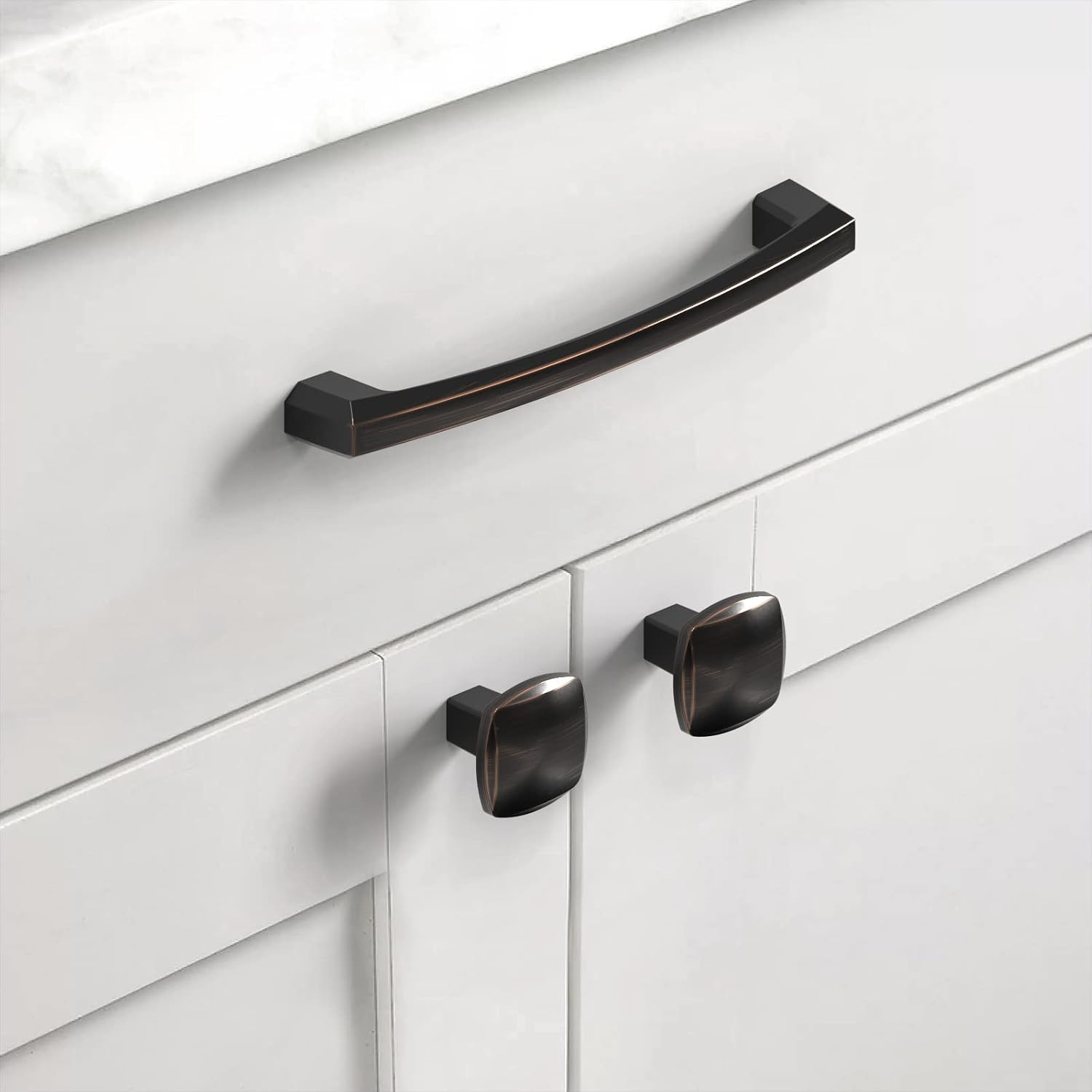 Detalle 2 de Asidrama 3908 5-Inch Oil-Rubbed Bronze Cabinet Pulls, 2-Pack