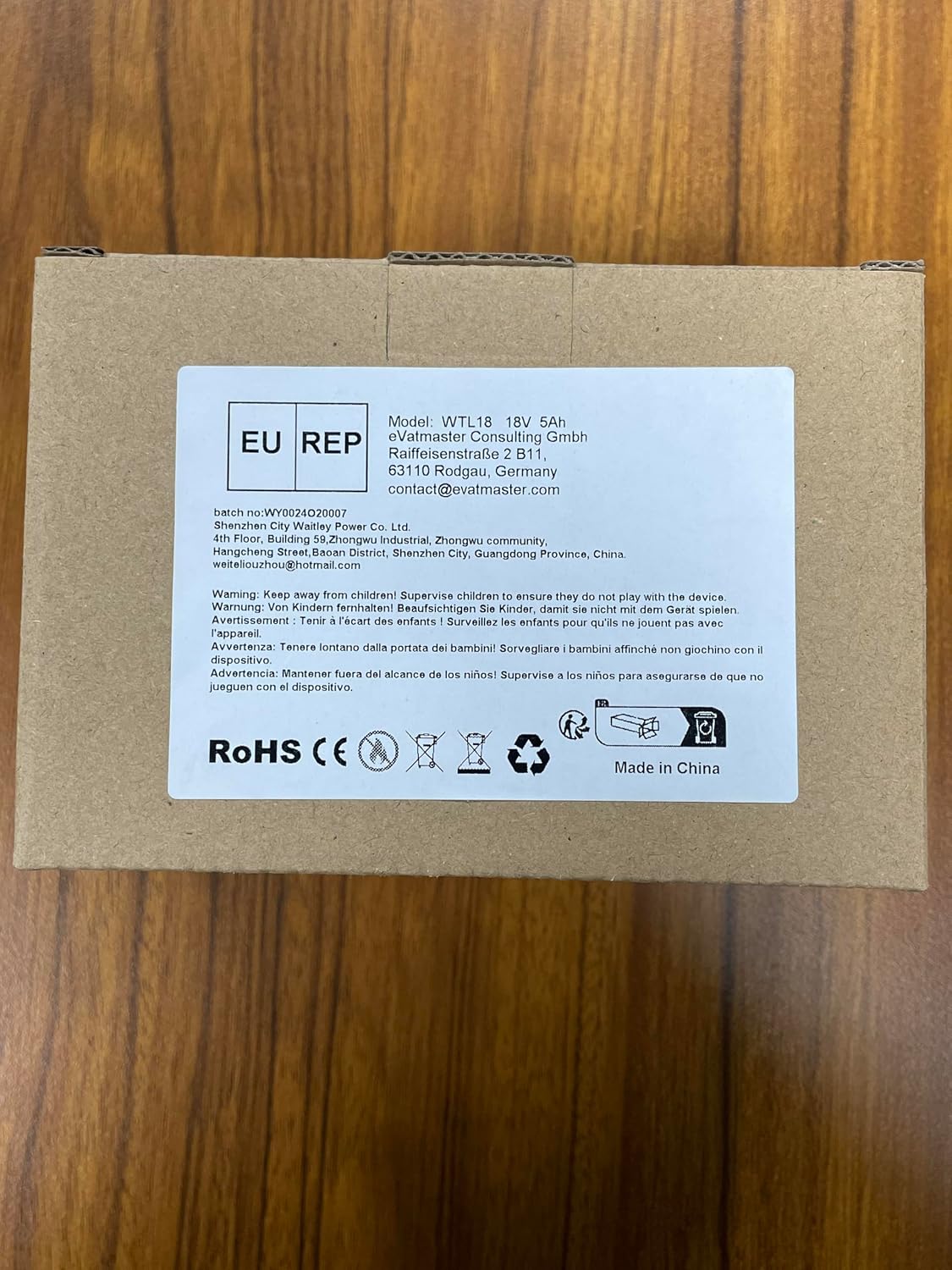 Detalle de Powarobor 18V 5000mAh Batería compatible M18