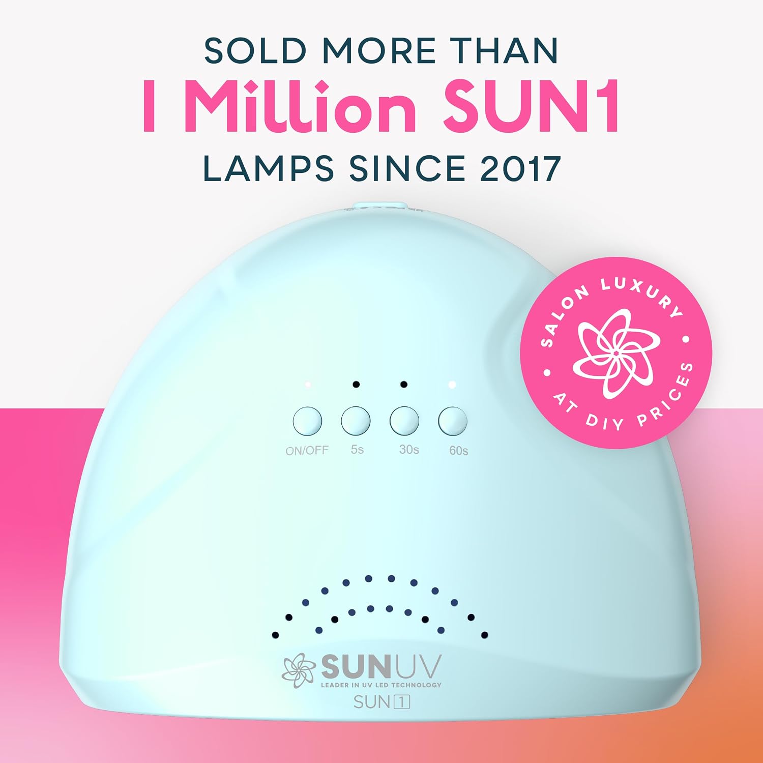Detalle 2 de SUNUV SUNONE Blue UV LED Nail Lamp with 3 Timers and Removable Base