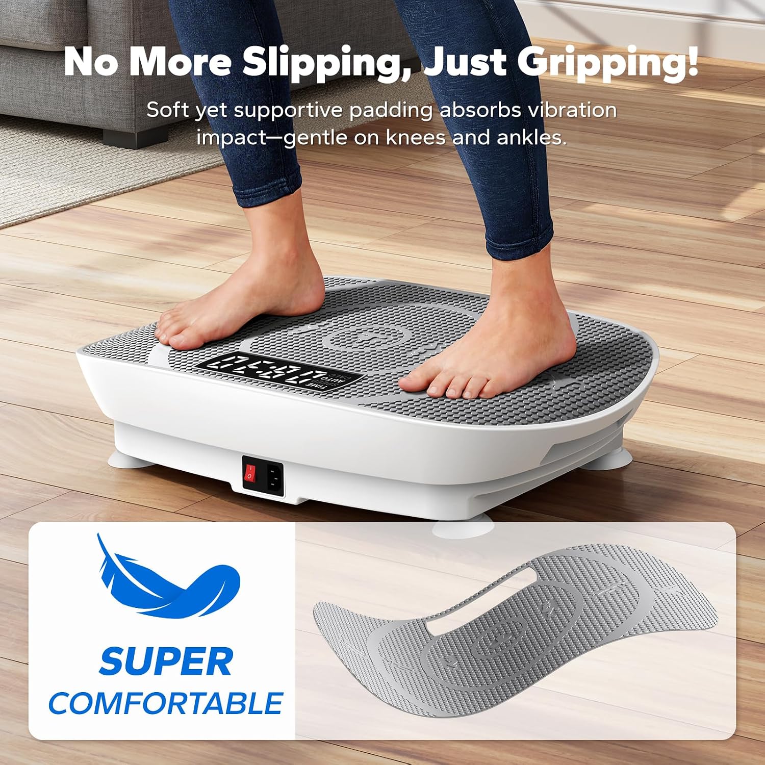 Thumbnail 6 de MERACH Vibration Plate Review: Quiet, Compact Home Exercise Machine