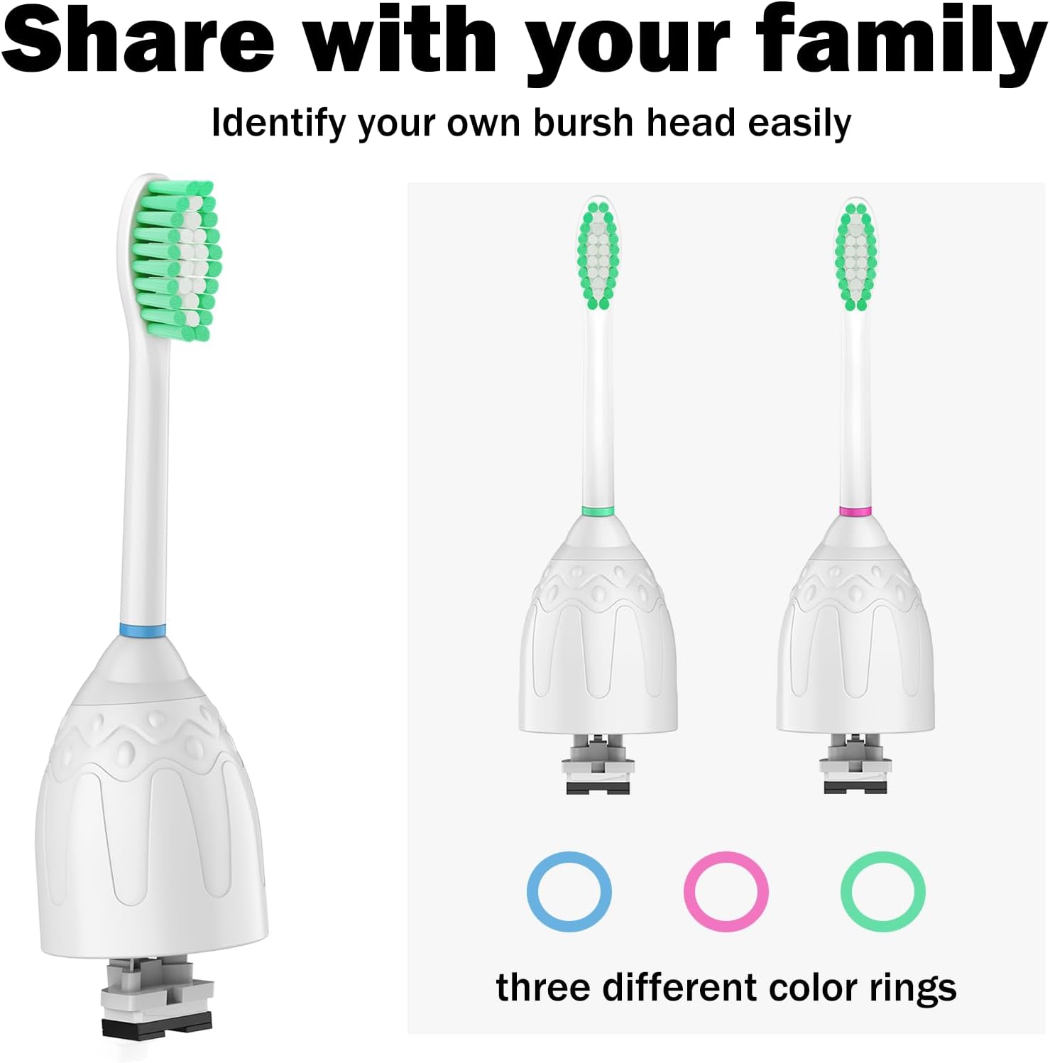Detalle de Philips Sonicare Replacement Brush Heads 6-Pack 🪥