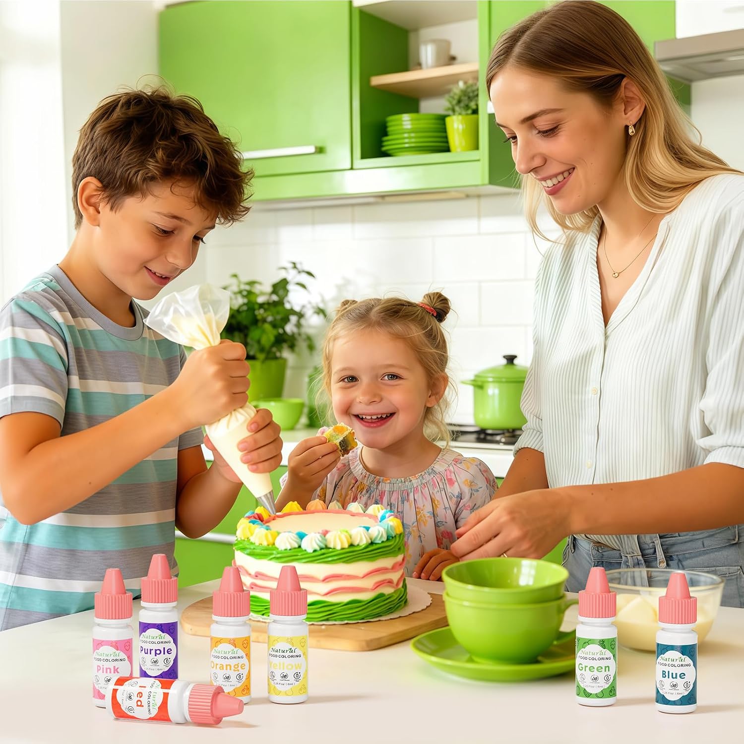 Thumbnail 6 de Nomeca Natural Food Coloring Set, 7 Colors, FD&C Dye-Free for Baking