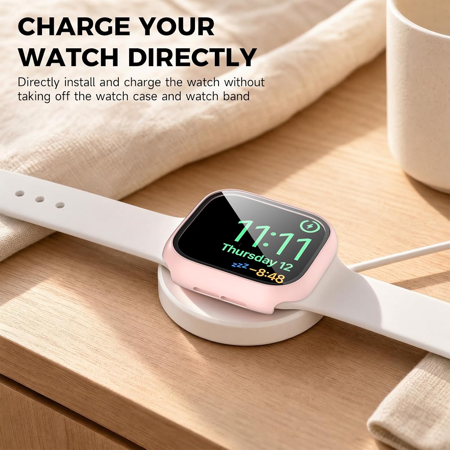 Thumbnail 5 de Haojavo Apple Watch Series 12 42mm Case, 5-Pack with Tempered Glass