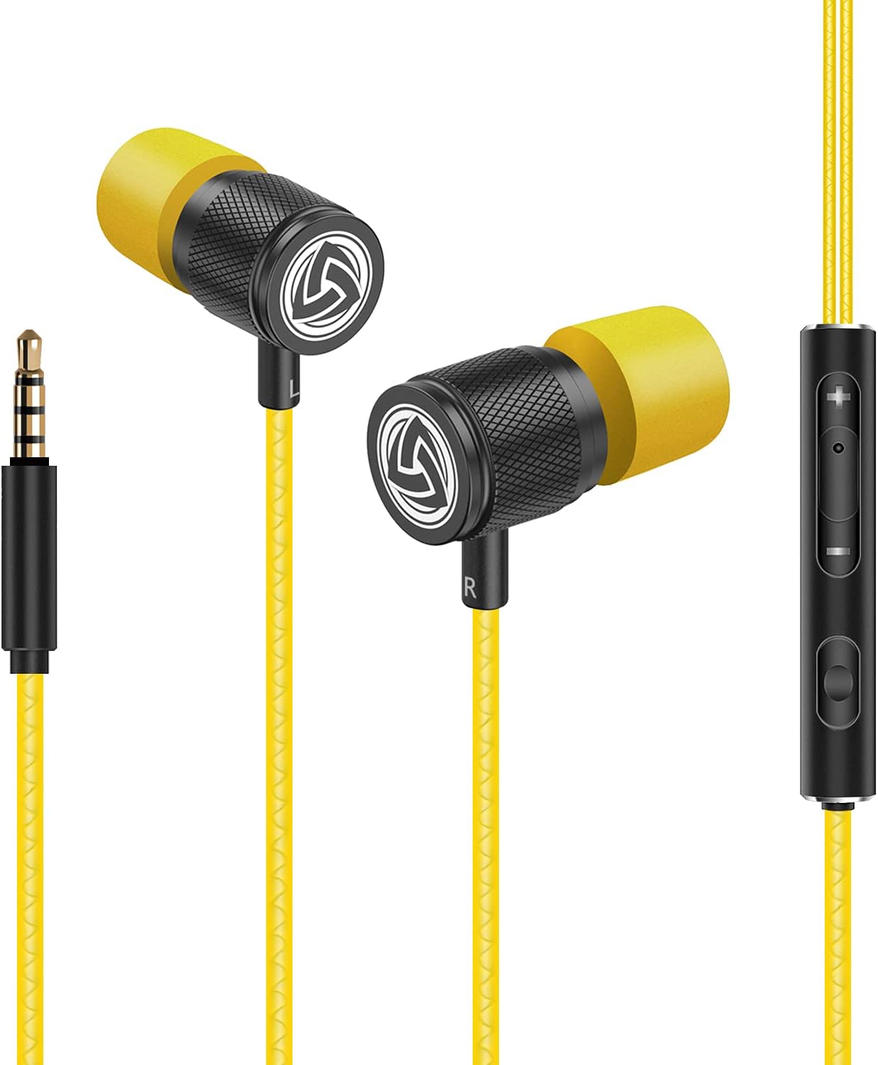 Detalle de Ludos ULTRA Wired Earbuds with Microphone, Volume Control & Noise Isolation (5 Year Warranty)