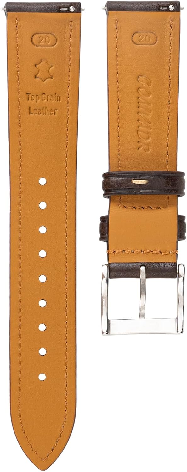 Thumbnail 3 de Gomvadr Leder Uhrenarmband 20mm pflanzlich gegerbt