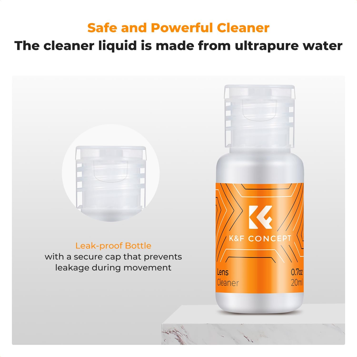 Thumbnail 5 de K&F CONCEPT Micro Four Thirds Sensor Cleaning Kit — 10 x 12mm Swabs + 20ml Cleaner