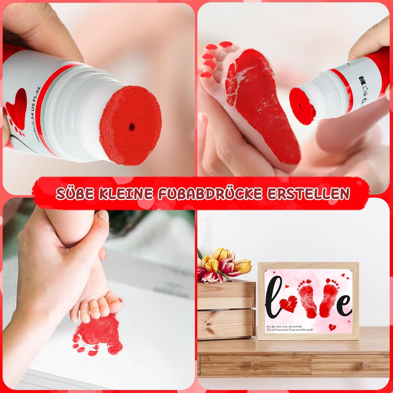 Thumbnail 4 de TOGOU2S Baby Fußabdruck Farbe 75 ml