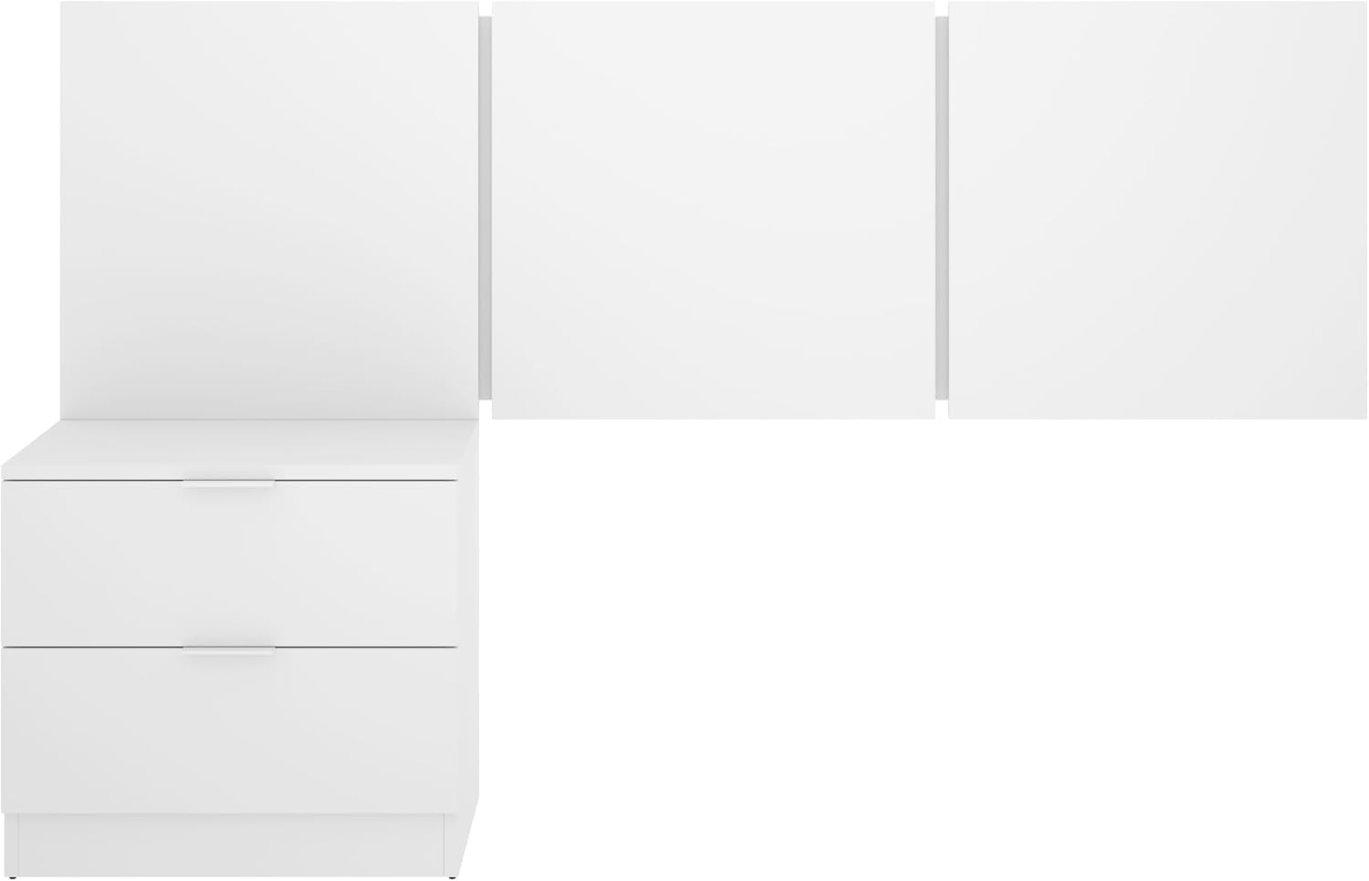 Thumbnail 4 de DEKIT RIMOBEL BITO Cabecero con Mesitas Blancas