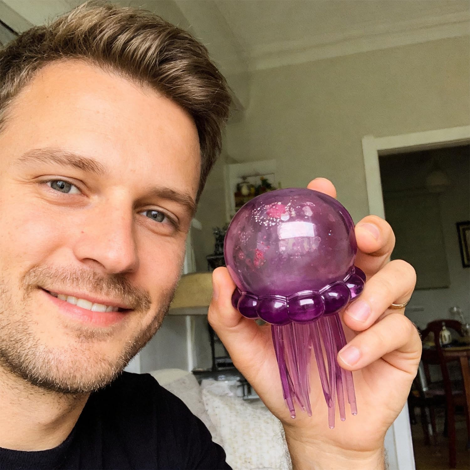 Thumbnail 5 de GZFGUZ Jellyfish Squishy Toy — Jellyfish Design Squeeze Stress Ball (4 Colors)