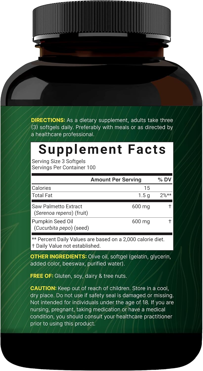 Thumbnail 6 de NatureBell Saw Palmetto Supplement 300 Softgels