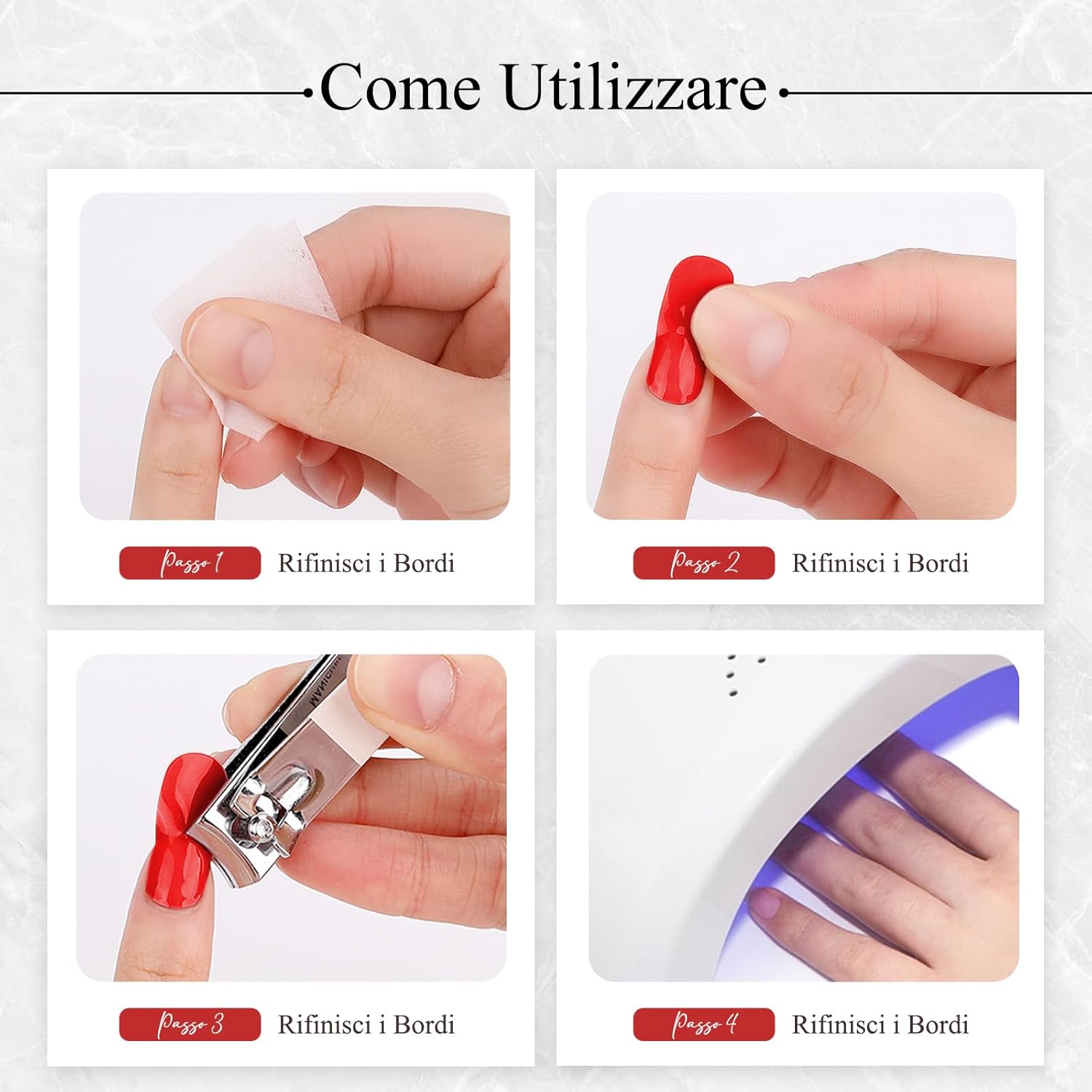 Thumbnail 5 de Bagavs Unghie Gel Adesive UV 20 PCS 💅