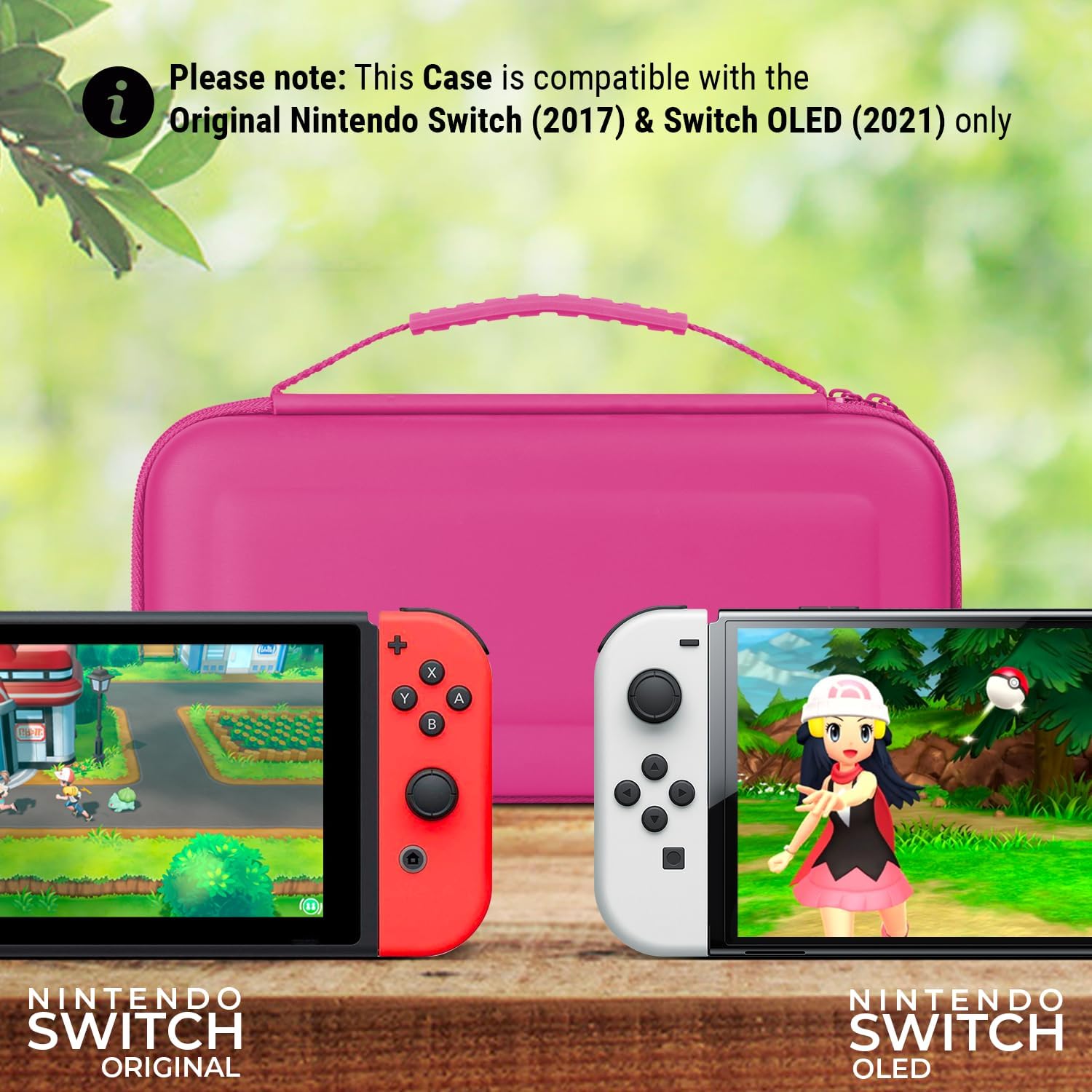 Thumbnail 1 de Orzly Custodia da trasporto per Nintendo Switch OLED rigida rosa