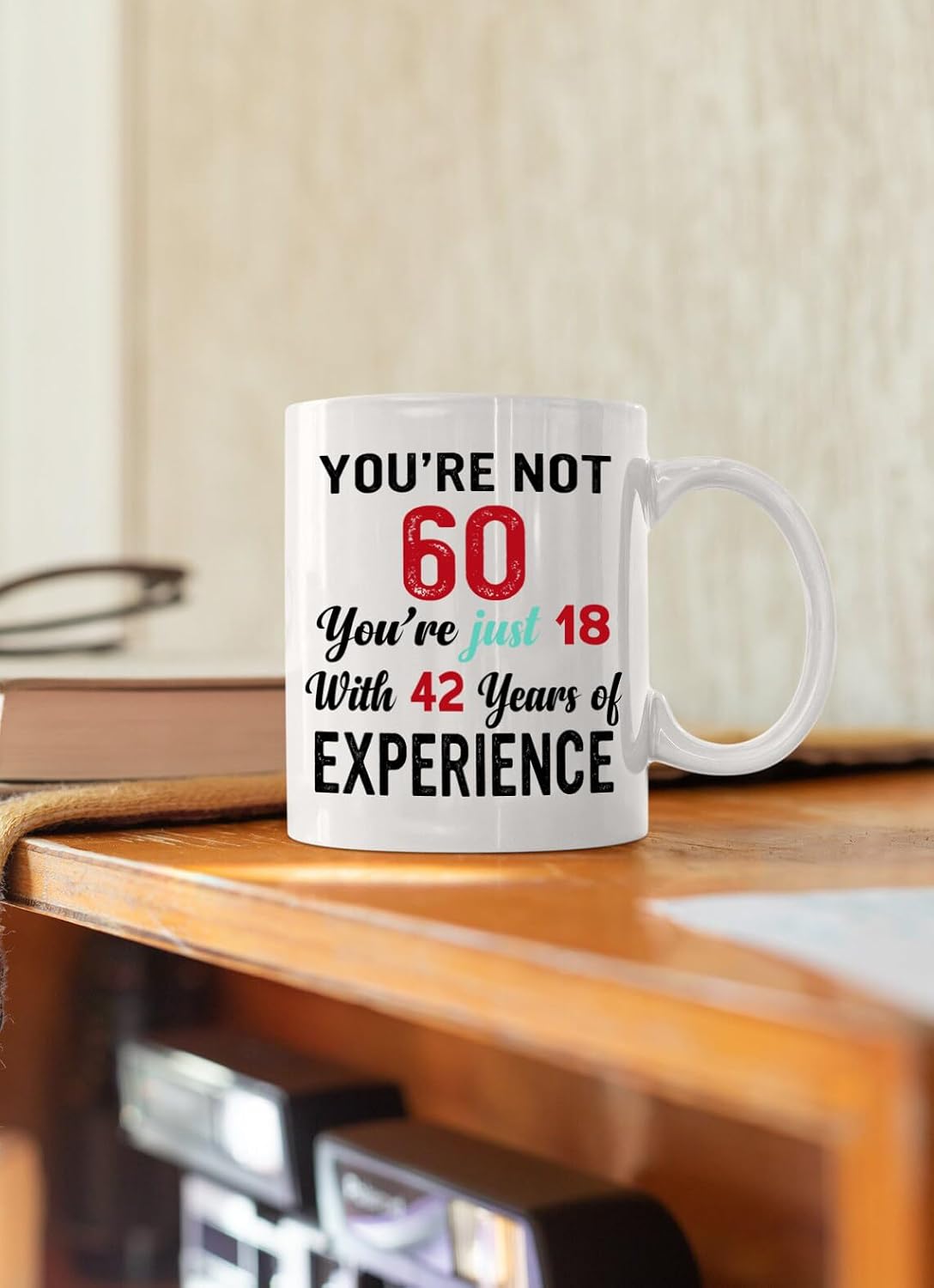 Detalle 2 de Fugifting 60th Birthday Coffee Mug gift