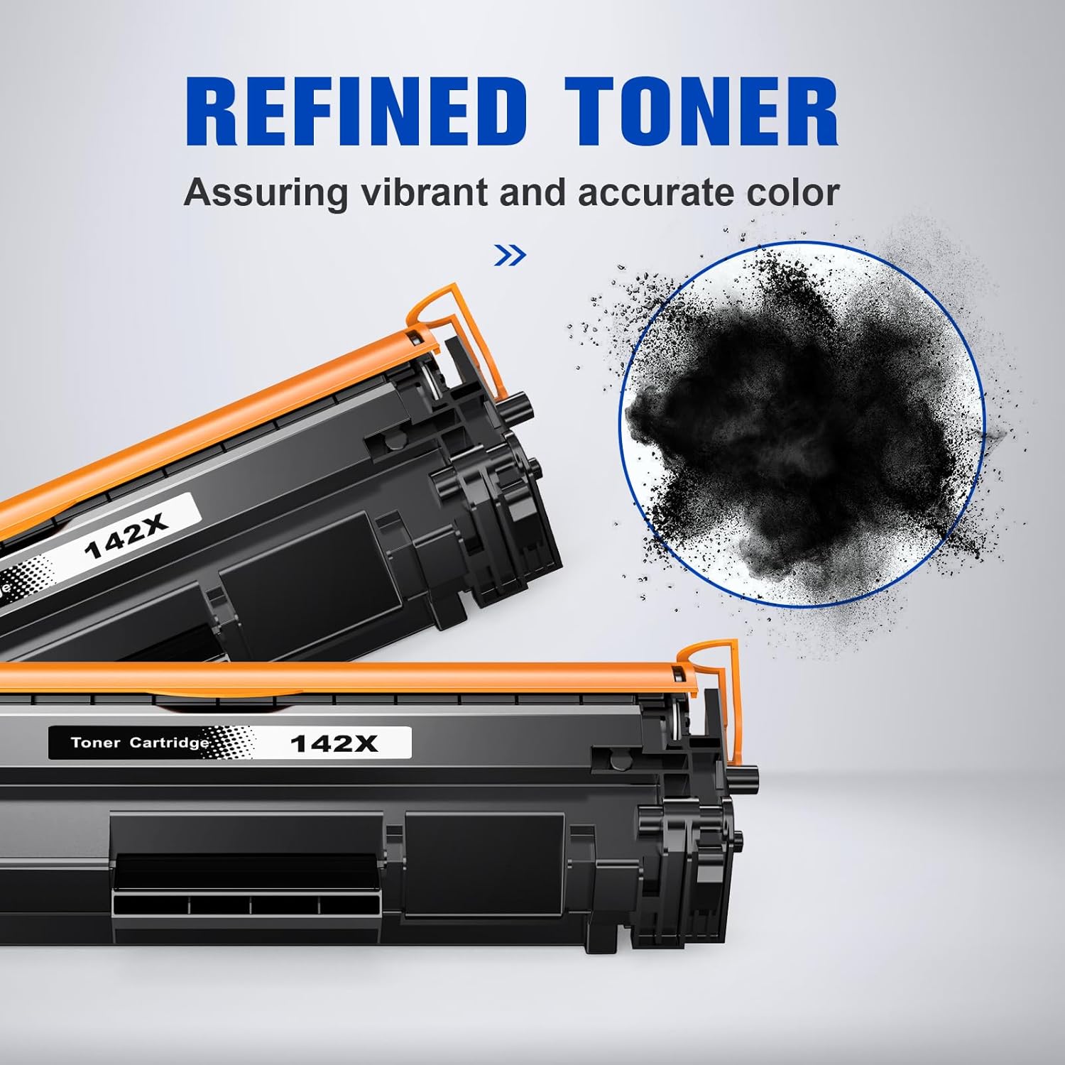 Thumbnail 4 de Q-image 142X (W1420X) cartouche de toner noir avec puce – lot de 2 compatible HP LaserJet MFP M140 / M139 / M110W