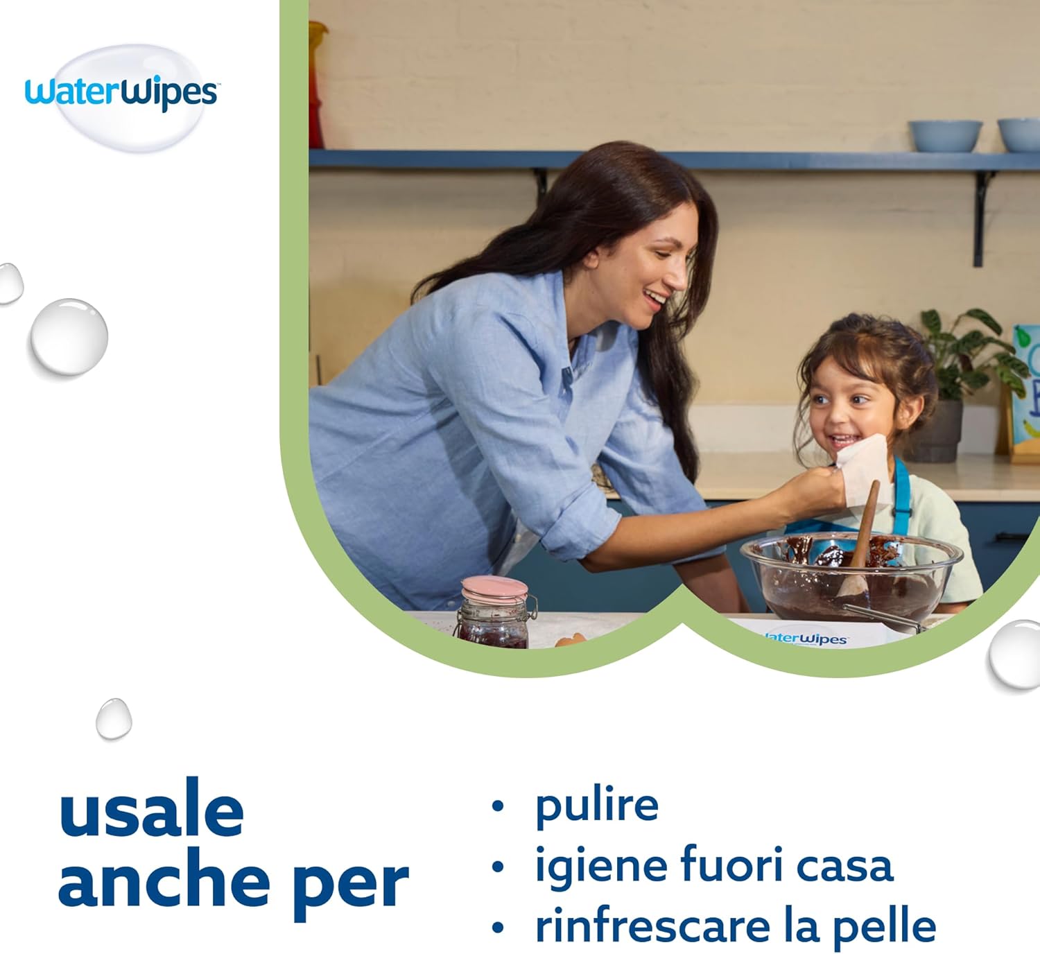 Thumbnail 5 de WaterWipes Sensitive+ salviettine per neonati e bambini 720 pezzi (12 confezioni) – 99,9% acqua, senza profumo