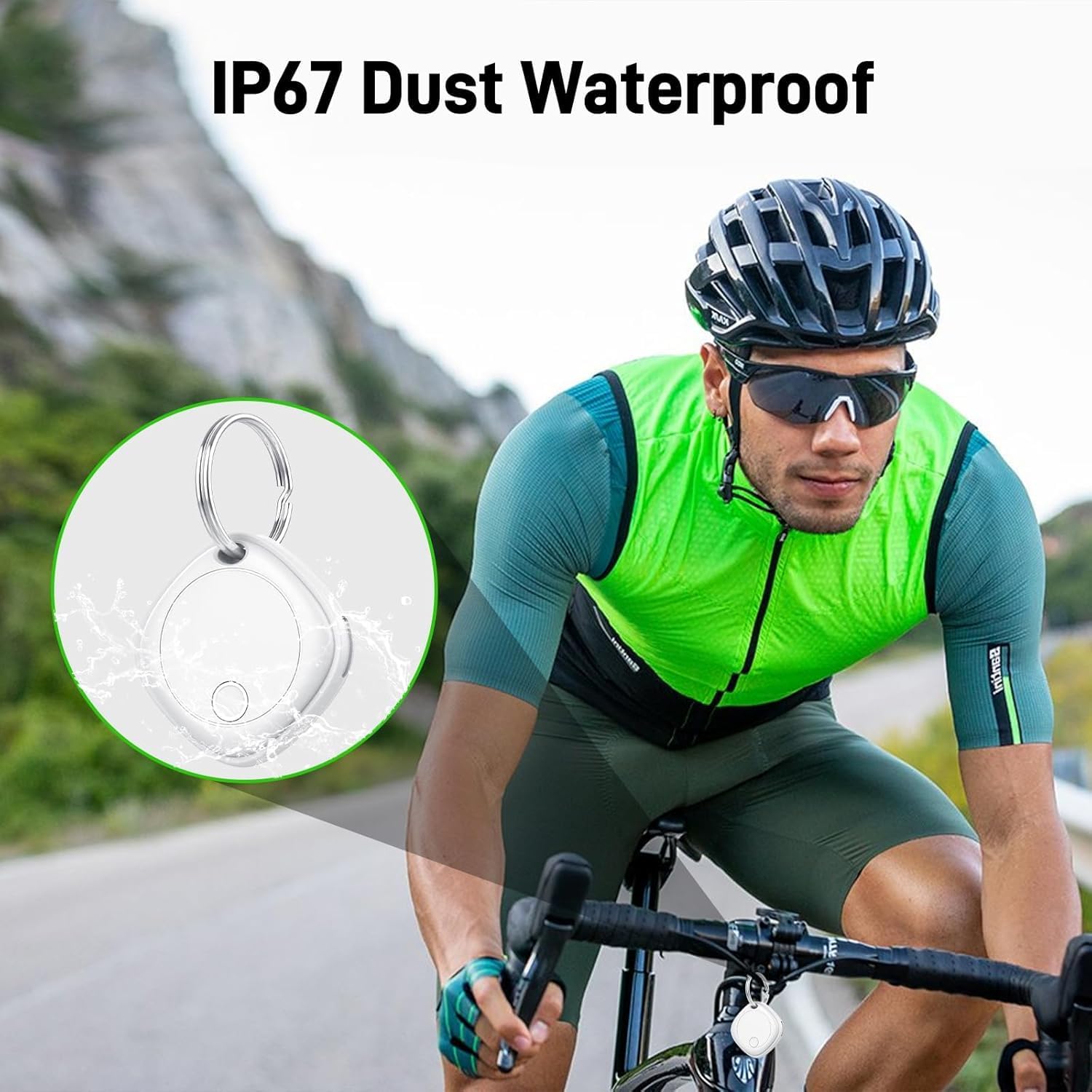 Detalle de Smart Tracker Tag Bluetooth Item Finder 4-Pack for iOS (Find My)