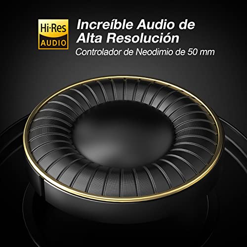Detalle de OneOdio Pro 50: Auriculares Hi-Res con cable para estudio y drivers de 50 mm