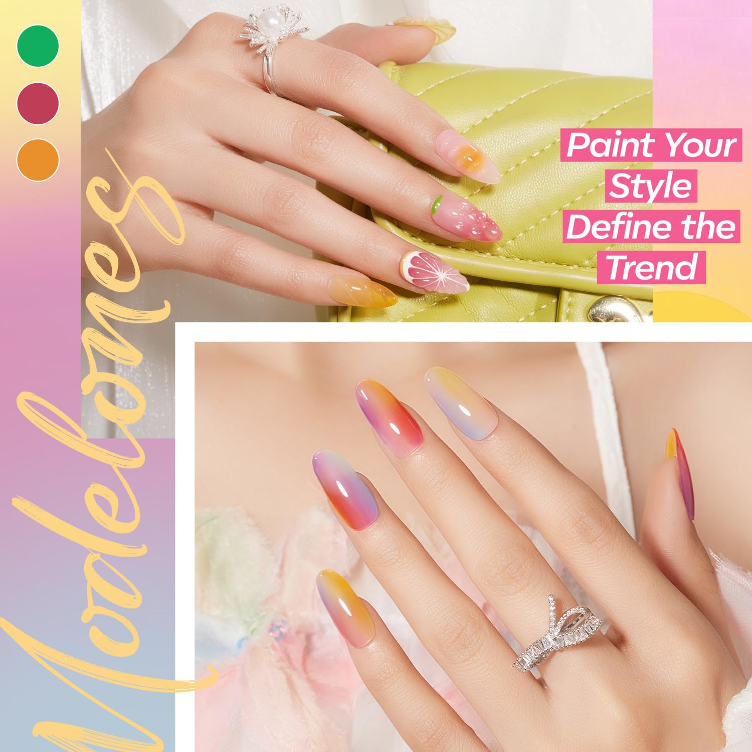 Detalle 2 de Modelones Gel Nail Polish Set 32-Piece
