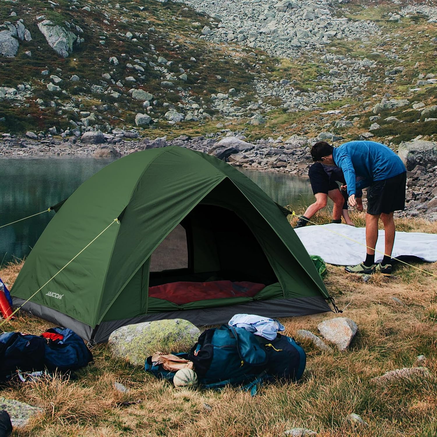 Thumbnail 6 de JAICOM Tenda Campeggio Ultraleggera 2 persone: leggera, resistente e pronta all’uso