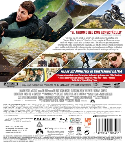Detalle 2 de Mision Imposible: Sentencia Mortal (Parte 1) 4K UHD 📀