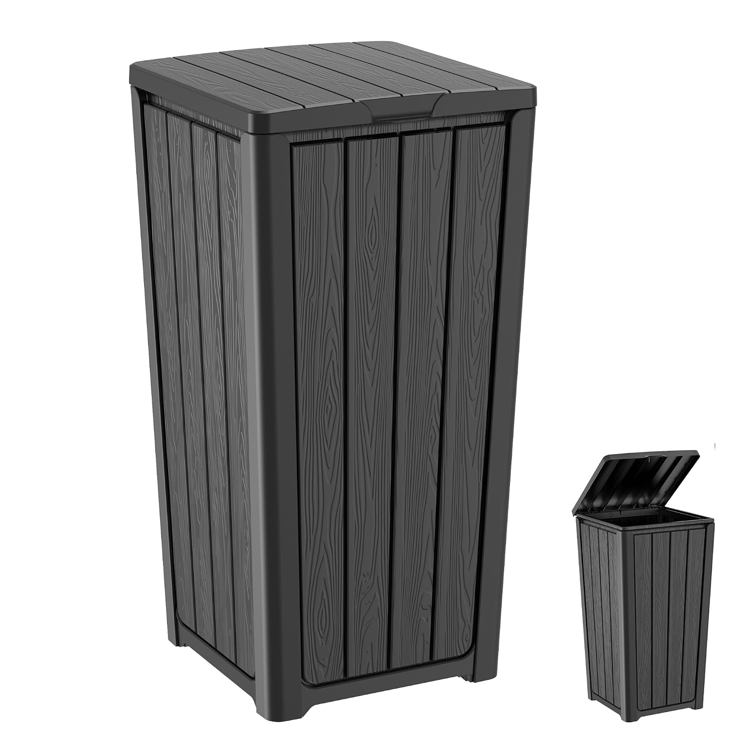 Detalle de EFU Outdoor Trash Can, 38-Gallon