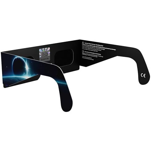 Thumbnail 7 de Absolute Eclipse Lunettes Astronomie Eclipse Solaire 2026 – Lot 6, Certification ISO 12312-2, QR d’authenticité