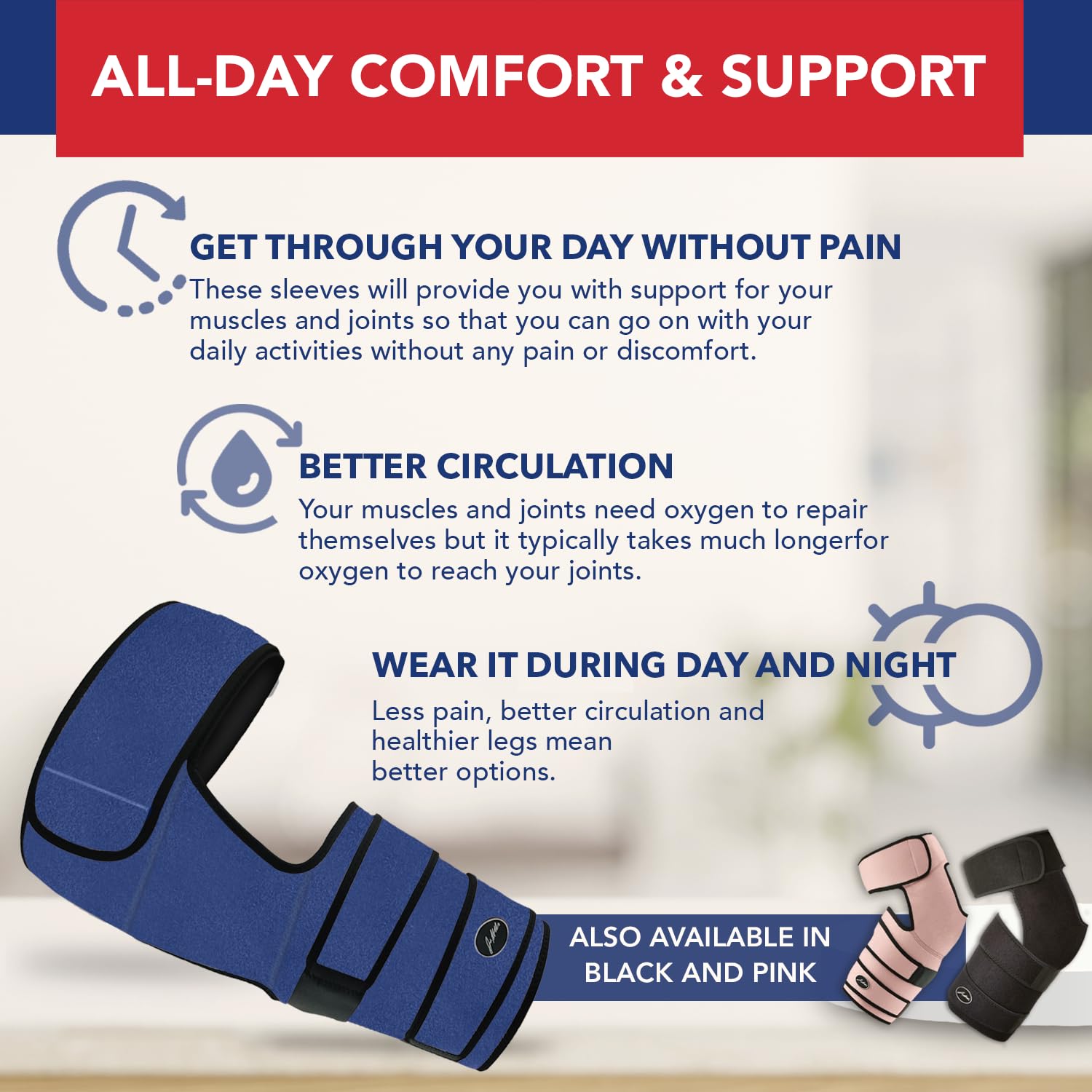 Thumbnail 6 de Hip brace stabilising support for left leg