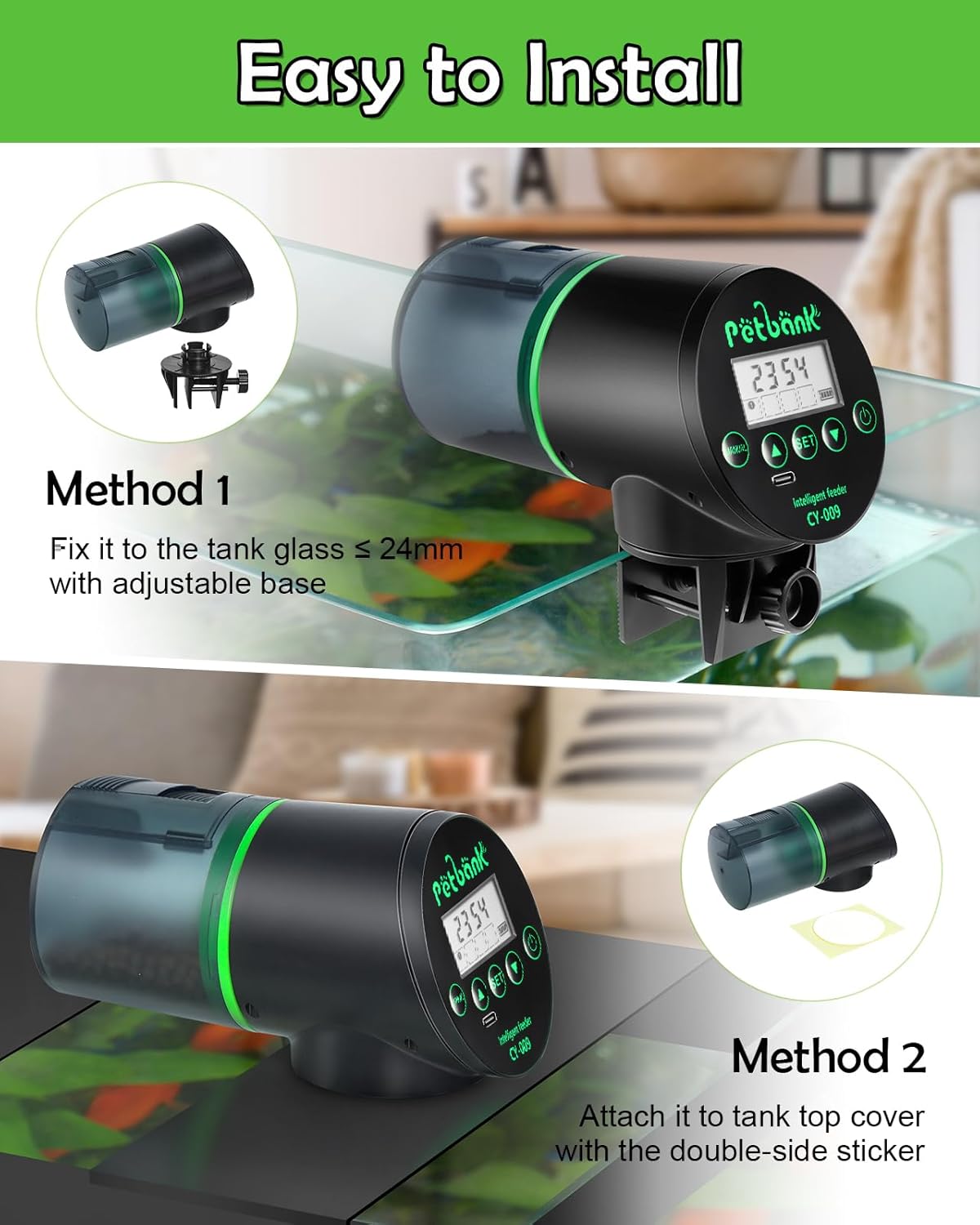 Detalle de Petbank mangiatoia automatica pesci 200 mL