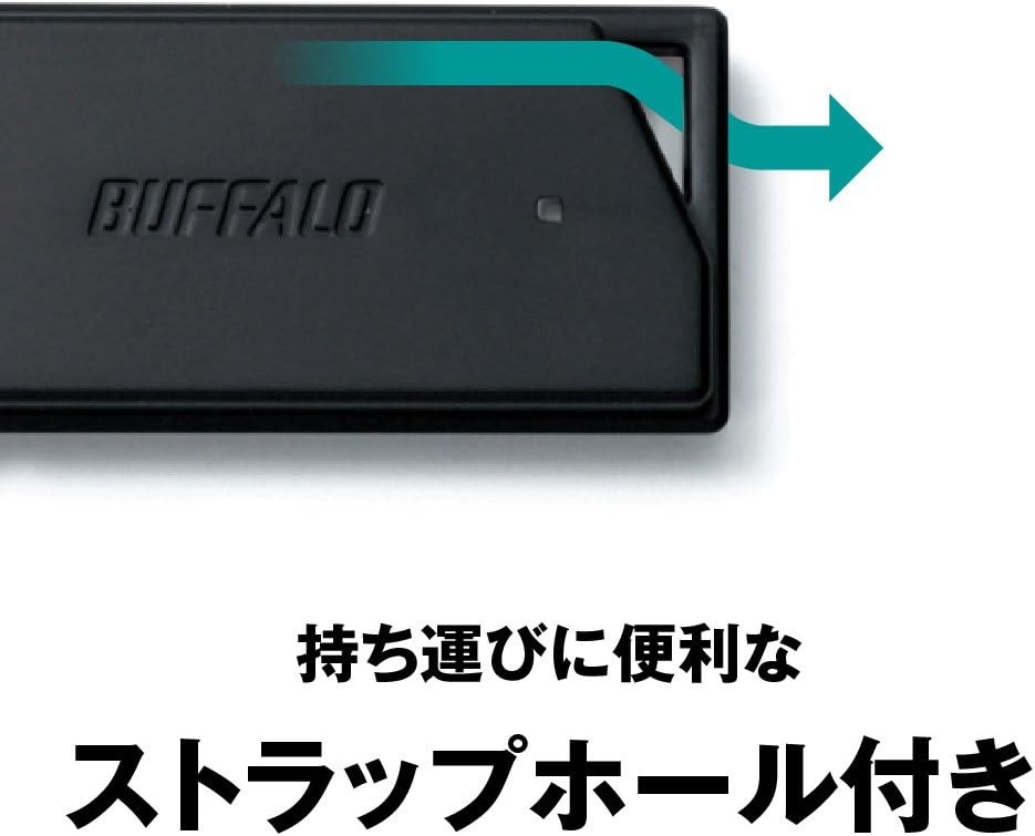Thumbnail 3 de バッファロー RUF3-K64GA-BK/N USBメモリ 64GB USB 3.2対応・軽量・ストラップホール付き