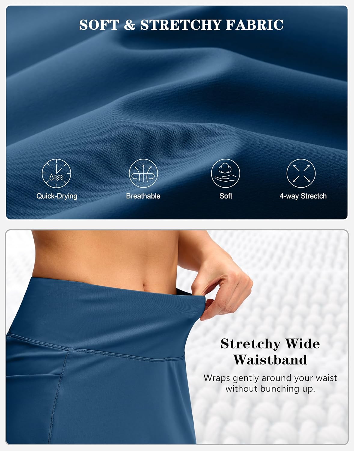 Detalle 2 de Golf Skort with Built-In Mesh Shorts
