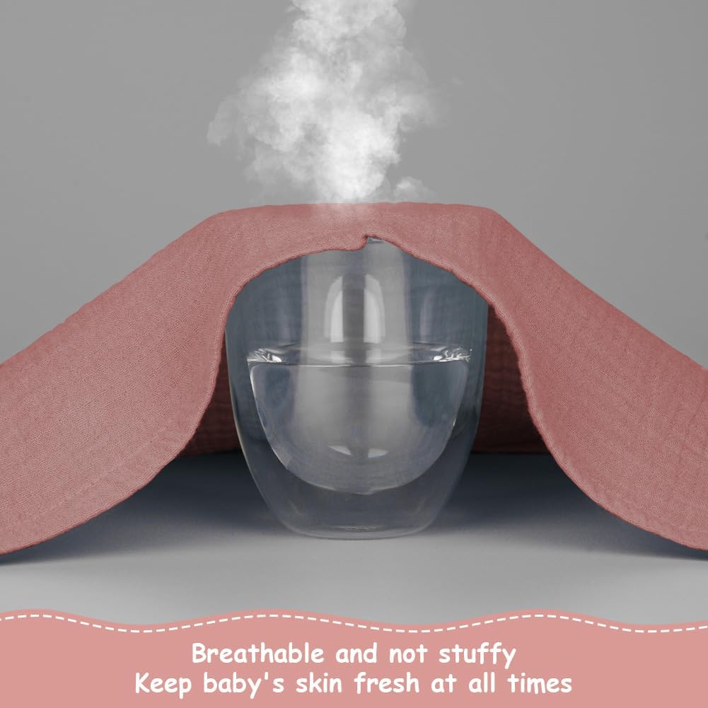 Thumbnail 3 de Aolso couvertures bébé en mousseline 60 x 60