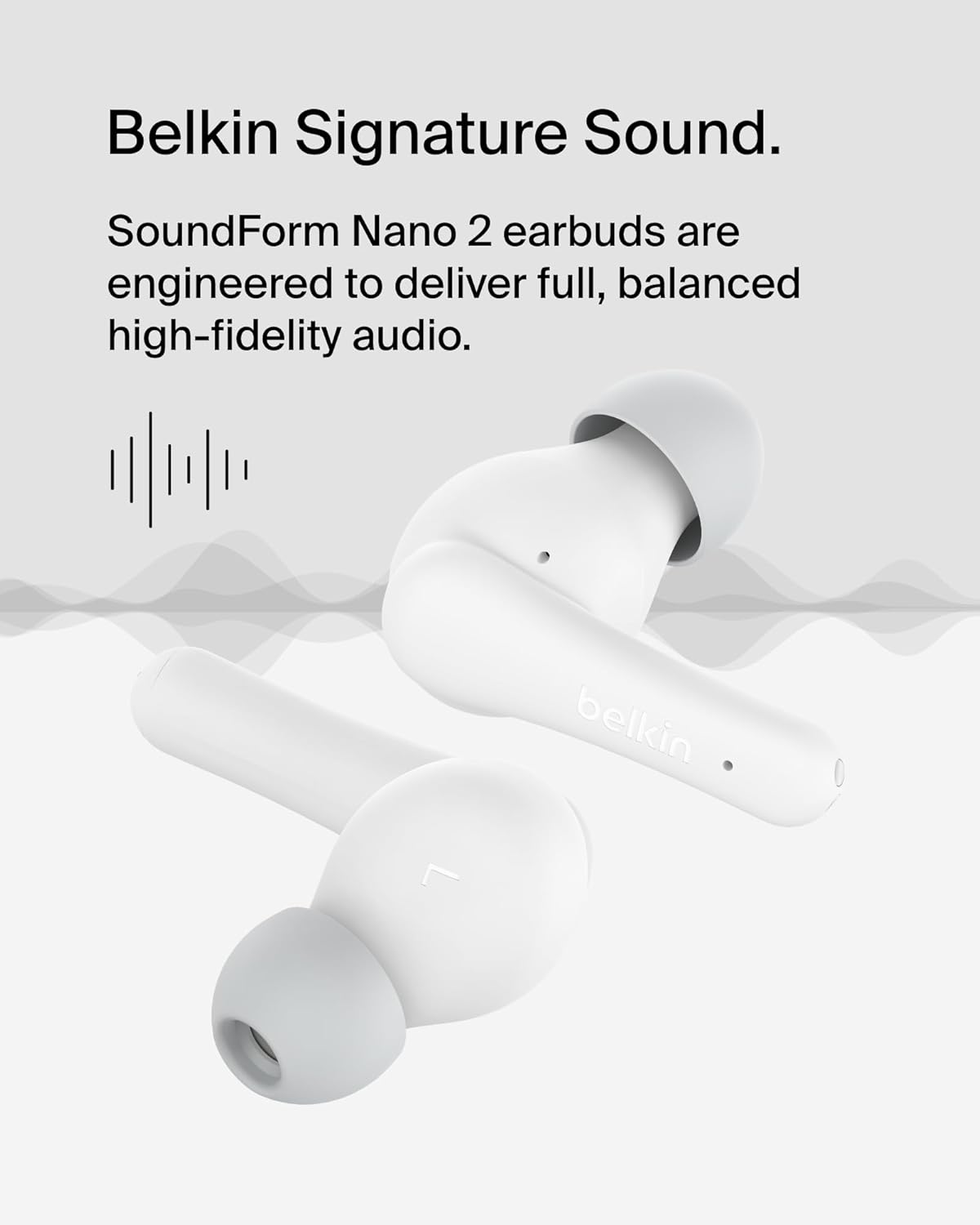 Thumbnail 6 de Belkin SoundForm Nano 2 Kinderkopfhörer 85 dB Weiß