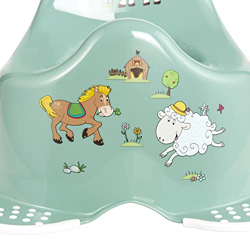Thumbnail 3 de keeeper Orinal infantil Funny Farm Adam (18 meses a 3 años), antideslizante verde Nordic