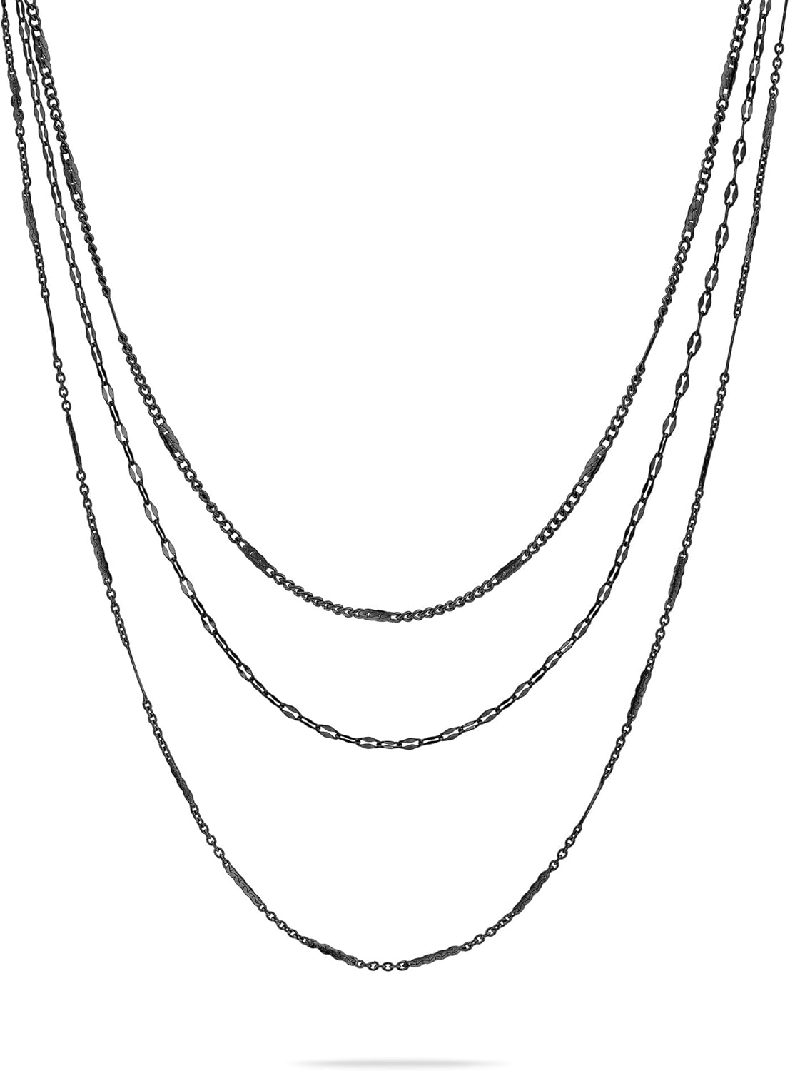 Thumbnail 6 de LIEBESKIND BERLIN Armband – Layering-Optik aus Edelstahl, verstellbar 17–22 cm