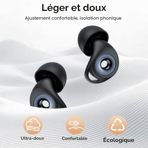 Thumbnail 3 de IKG Bouchon d'oreille Pour Dormir – Anti-Bruit 45 dB, 4 Tailles (XS à L)