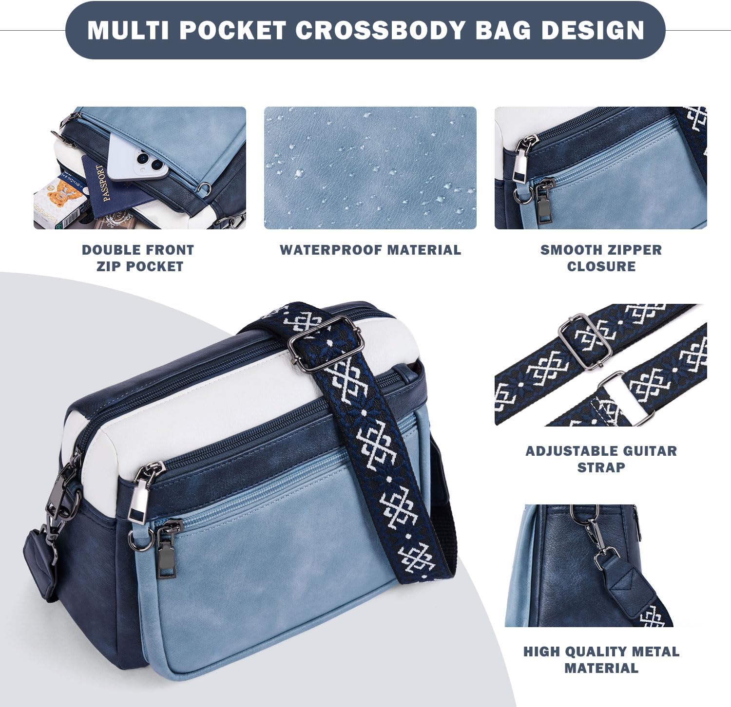 Detalle 2 de MUIIKOLA Cross Body Bag 22 x 20 cm