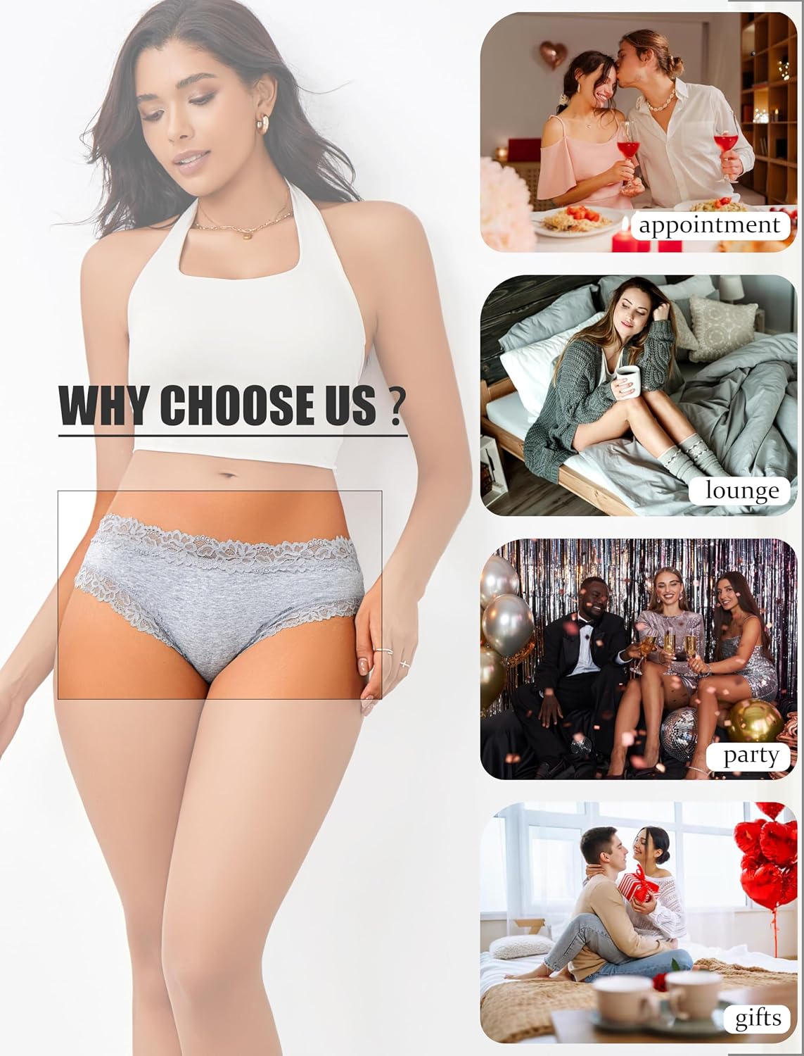 Thumbnail 6 de Women's Cotton Underwear 6-Pair Set
