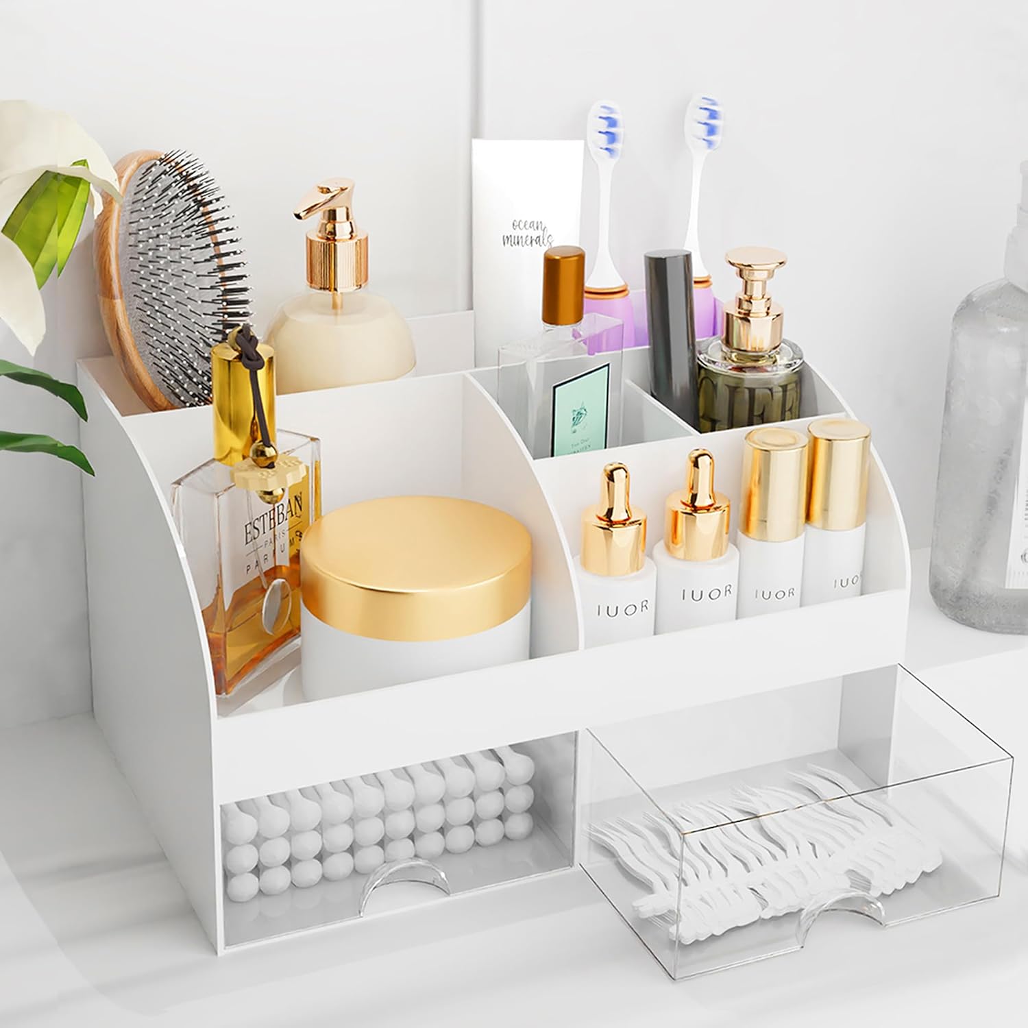 Makeup Organizer with Drawers 8.3x5.6x4.8 in
