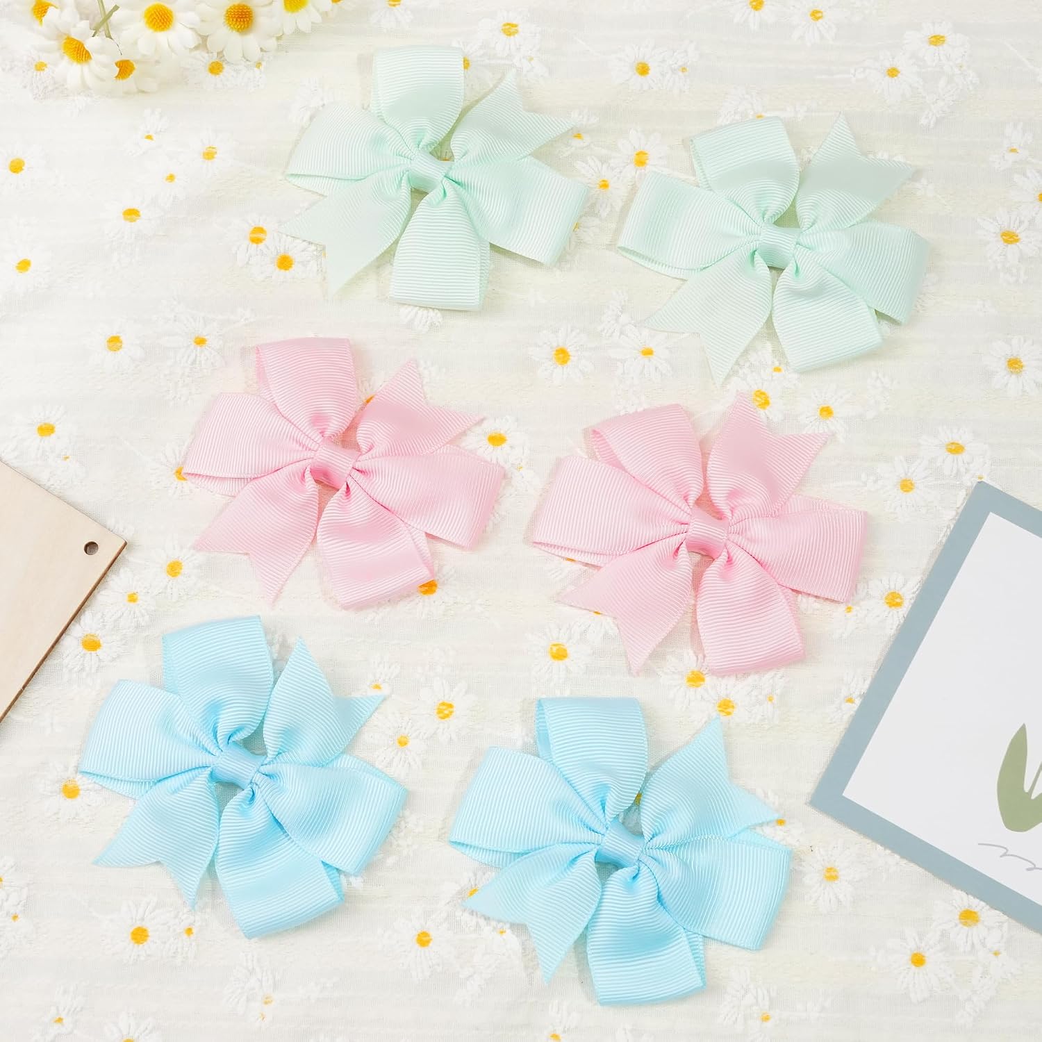 Detalle de CÉLLOT ty-054-40pairs Hair Bow Clips, 80-Piece Set in 40 Matching Colors