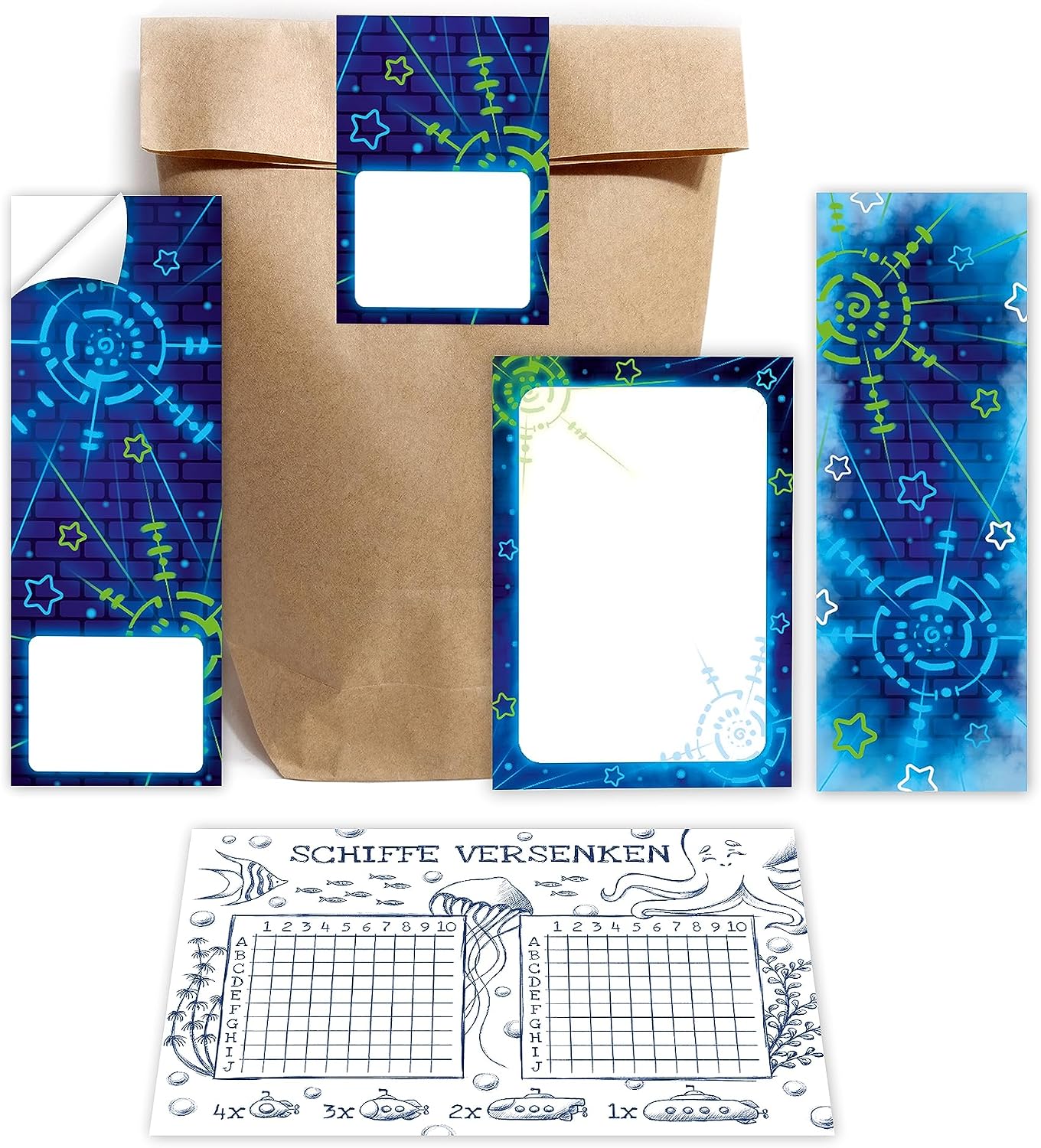 Thumbnail 5 de Minkocards 12 Geschenktüten Natur 14x22 cm
